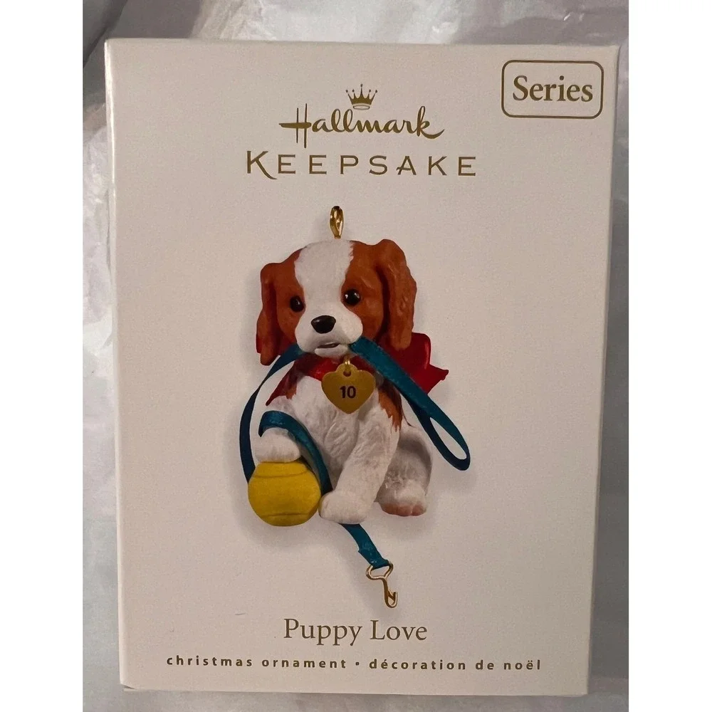 Hallmark Keepsake 2010 Puppy Love Christmas Ornament‎ is #20 in the series NEW
